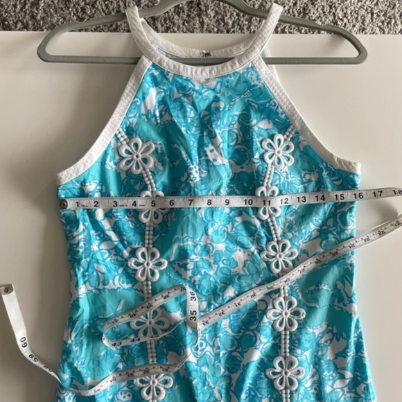 Lilly Pulitzer She's A Fox sleeveless embroidered eyelet dress Size 6. - Picture 7 of 7